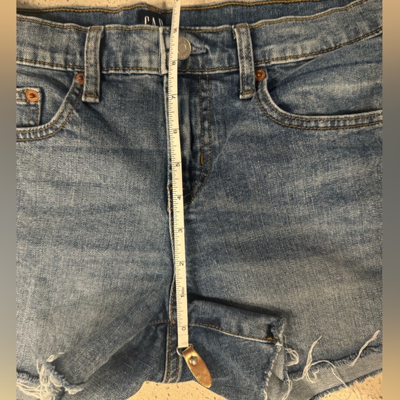 GAP Pride Rainbow Embroidered 3” Denim Shorts 27 New - Picture 14 of 15